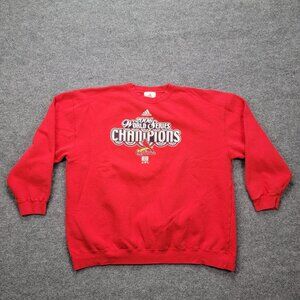 St Louis Cardinals Sweater Mens 2XL Red Adidas‎ 2006 World Series MLB Baseball